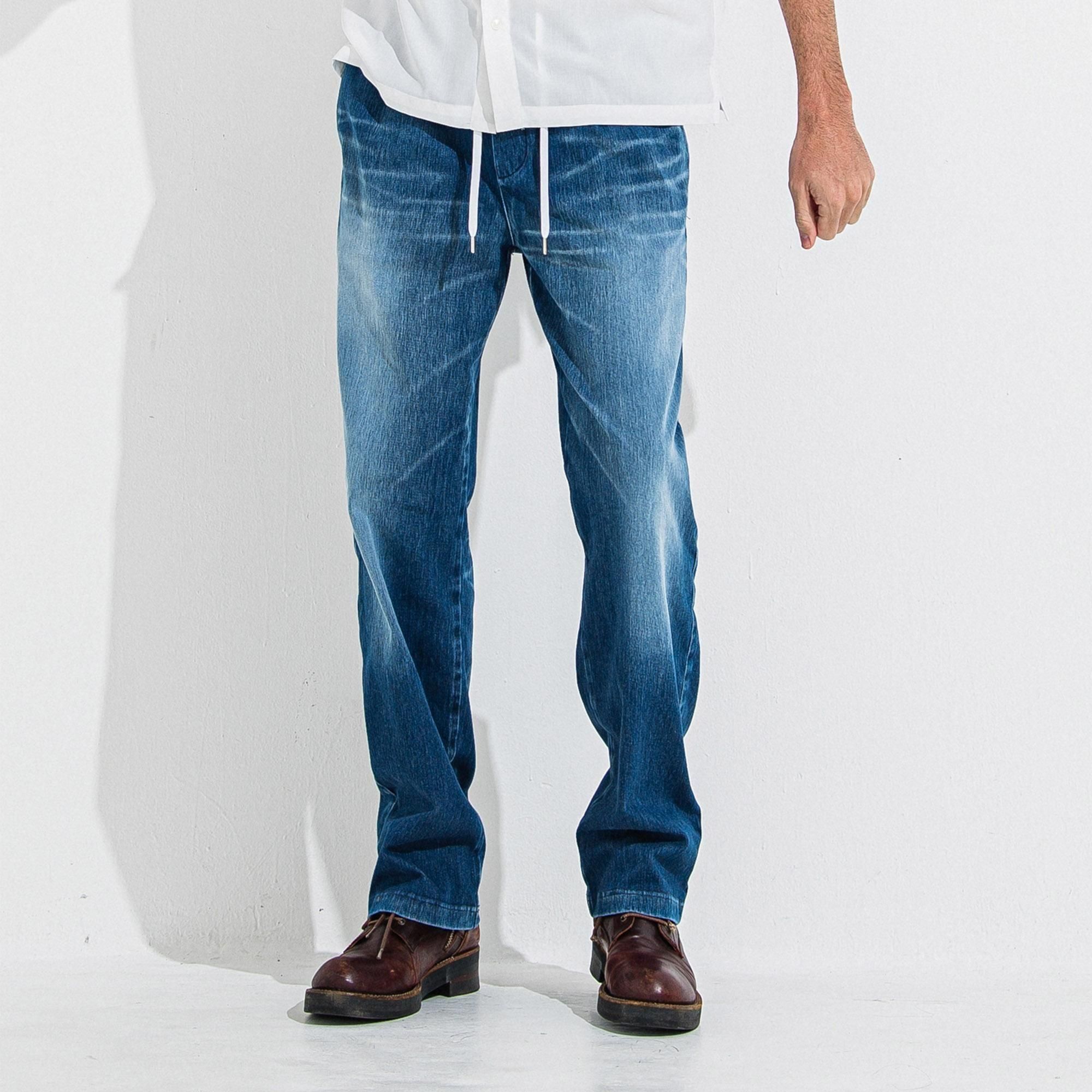 <img class='new_mark_img1' src='https://img.shop-pro.jp/img/new/icons1.gif' style='border:none;display:inline;margin:0px;padding:0px;width:auto;' />DENIM JERSEY WIDE PT DIND