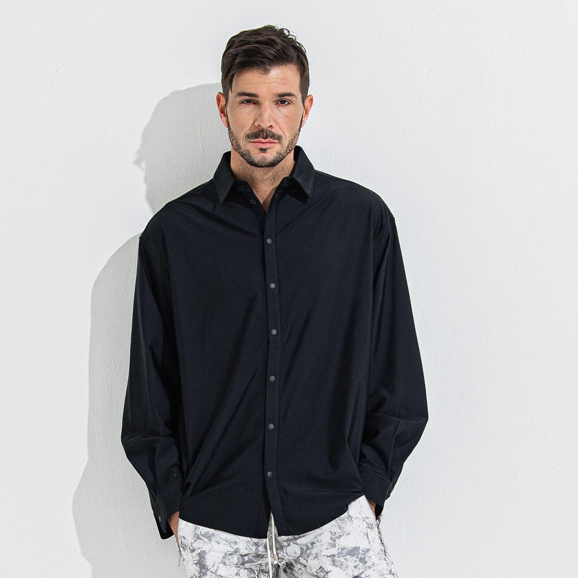 <img class='new_mark_img1' src='https://img.shop-pro.jp/img/new/icons1.gif' style='border:none;display:inline;margin:0px;padding:0px;width:auto;' />RUSH JACK SHIRTS BLACK