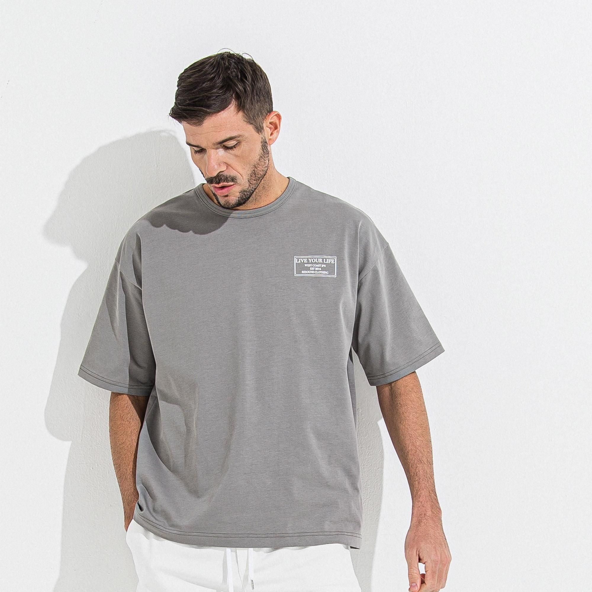 <img class='new_mark_img1' src='https://img.shop-pro.jp/img/new/icons1.gif' style='border:none;display:inline;margin:0px;padding:0px;width:auto;' />CREW OVER TEE GREY