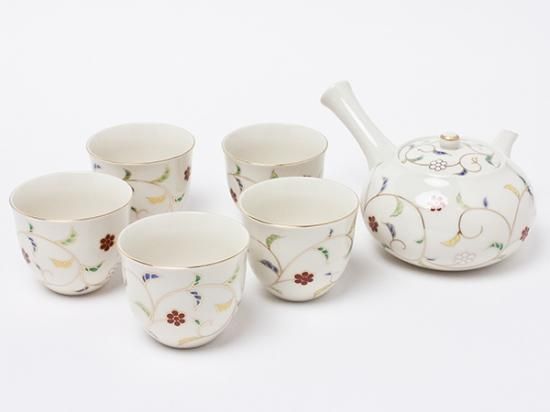 お茶セット 赤坂慶長とお茶セット（静岡銘茶 初摘み） OSK-CE