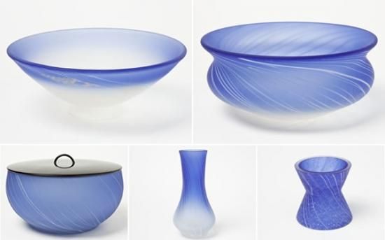 山下富生 硝子製茶碗 玻璃の匠 茶道具 抹茶碗 硝子工芸 廻り 美品