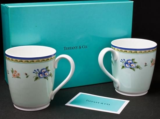 ティファニー モーニンググローリー ペアマグカップ tiffany-20/お茶の ...