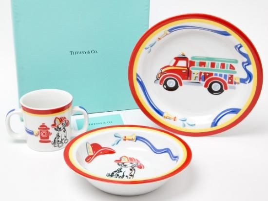 Tiffany & Co. - ティファニーの子供用食器3点セットの通販 by