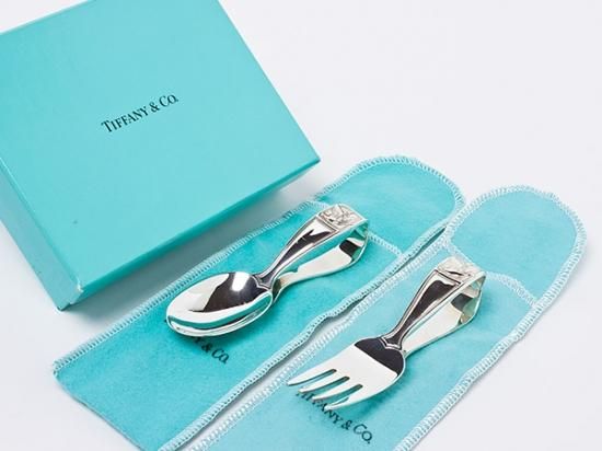 【未使用】ティファニー　TIFFANY\u0026Co. ループベビースプーン　シルバー