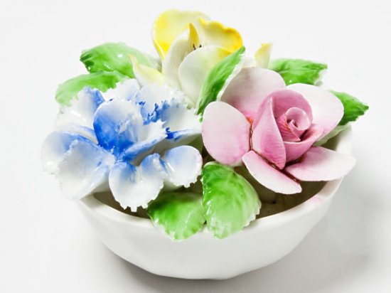 ロイヤルドルトン　陶器の花インテリア/住まい/日用品