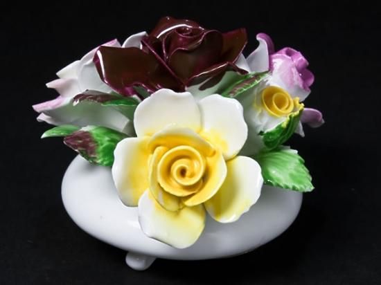 英国製陶花バラROYAL STRATFORD 8本＋ロイヤルダルトン2本