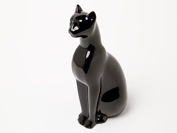バカラ エジプシャンキャット ブラック クリスタル Baccarat 黒猫 送料無料】バカラ ブラッククリスタル「エジプシャンマウ」お茶