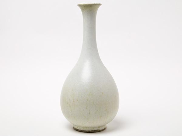 送料無料】平清水焼 青龍窯 花入 残雪お茶のふじい・藤井茶舗 - お茶