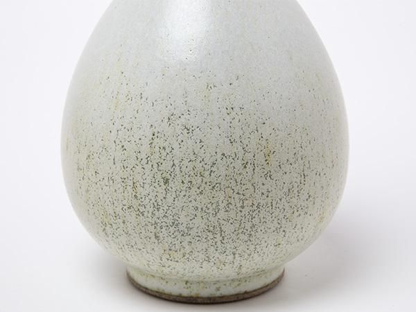 送料無料】平清水焼 青龍窯 花入 残雪お茶のふじい・藤井茶舗