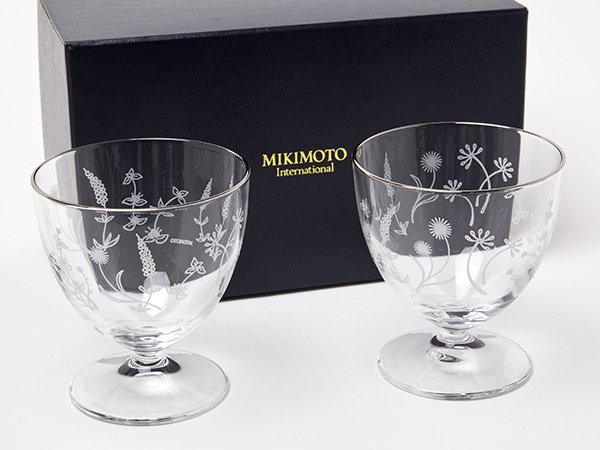 MIKIMOTO ペア　グラス