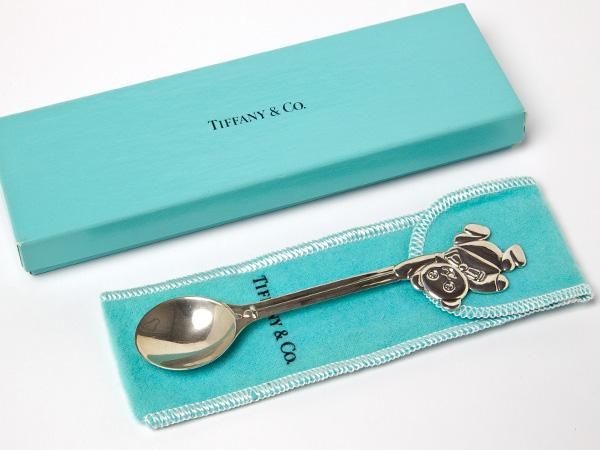 ティファニーTiffany オープンハートベビー食器 スプーンフォーク 