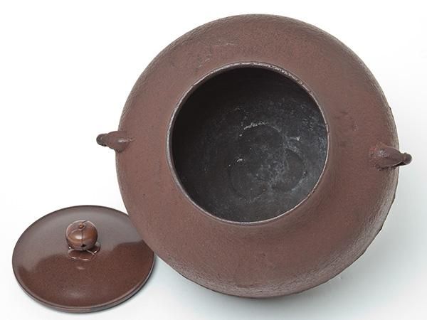 茶道具 釜 藤井喜左衛門 釜屋二代 芦屋釜 浜松紋 真型 T