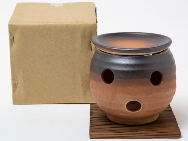 香炉 煎茶道具 茶道具 楽天市場】【煎茶道具 涼炉/炭型電熱器】 低涼炉 北村和煌作