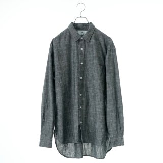 Printed Chambray Loose Shirt