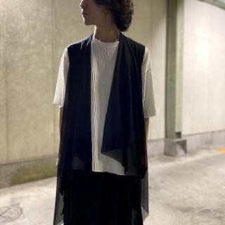 Deformed  Sheer N/S Cardigan
