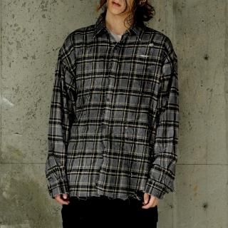 Distressed Check Shirt Type B