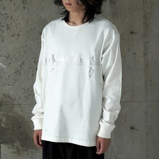 Metallic Script Long Tee