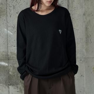 Waffle Embroidery L/S Tee
