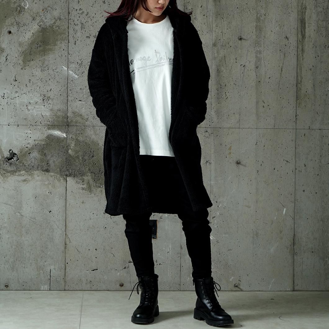 Sherpa Long Hooded Cardigan - MOONAGE DEVILMENT PRIVATE WEB STORE