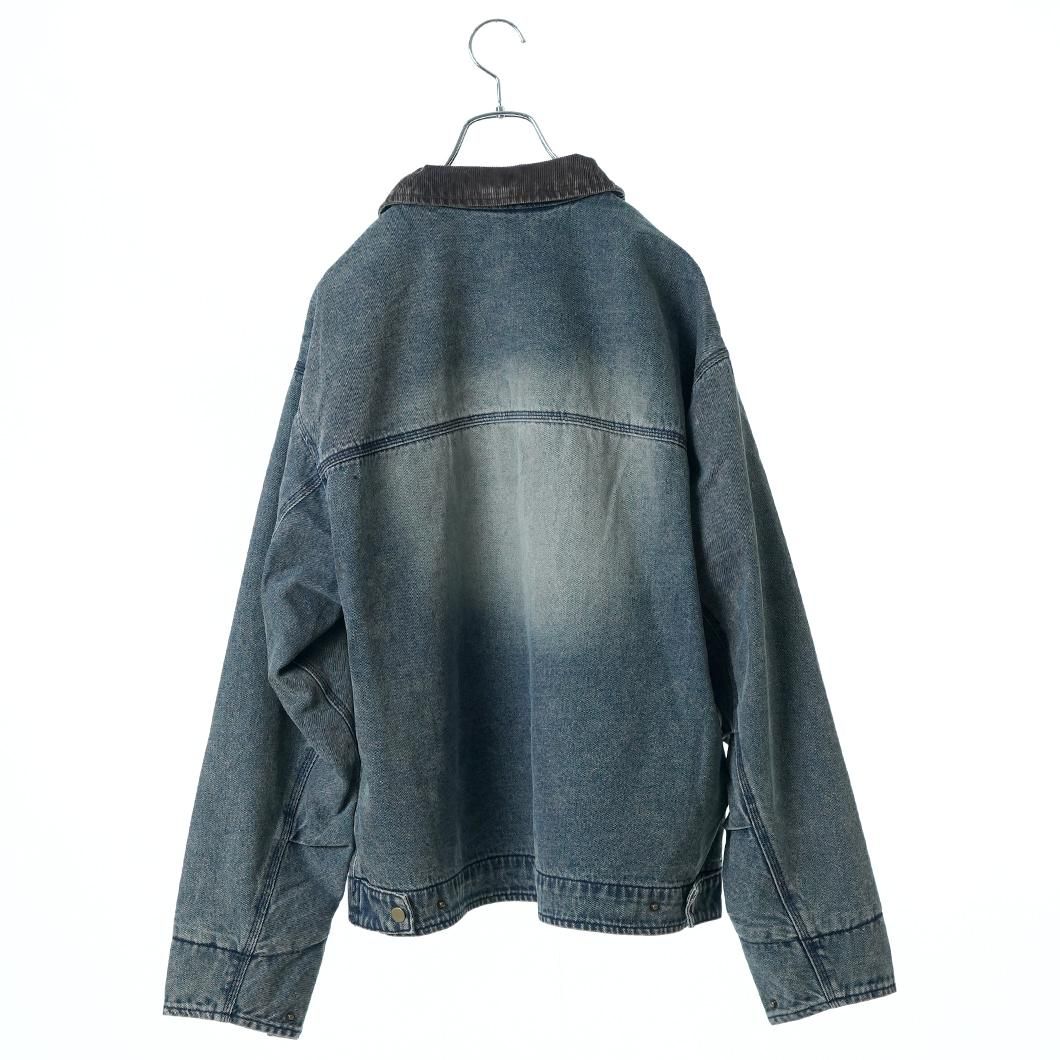 Washed Denim Blouson - MOONAGE DEVILMENT PRIVATE WEB STORE