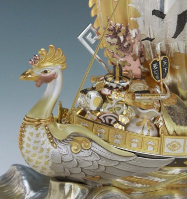 銀製 宝船 1号(鳳凰) - TAKEHIKO - 武比古 - 日本の伝統工芸・関工芸