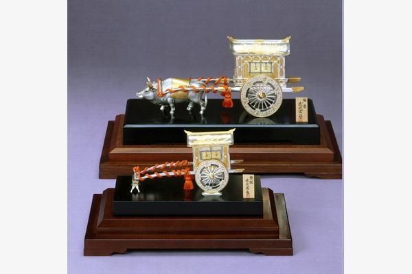 銀製 御所車 4号(台付) - TAKEHIKO - 武比古 - 日本の伝統工芸 銀製 御所車 4号(台付) - TAKEHIKO - 武比古 - 日本の伝統工芸