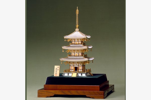 銀製 三重塔 - TAKEHIKO - 武比古 - 日本の伝統工芸・関工芸株式会社