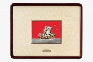 純銀レリーフ額 - TAKEHIKO - 武比古 - 日本の伝統工芸・関工芸 純銀レリーフ額 - TAKEHIKO - 武比古 - 日本の伝統工芸・関工芸