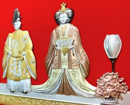 純銀八角額 みやび雛 5号 - TAKEHIKO - 武比古 - 日本の伝統工芸