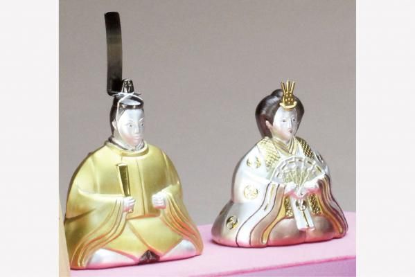 純銀置物 お雛様3号 - TAKEHIKO - 武比古 - 日本の伝統工芸・関 純銀置物 お雛様3号 - TAKEHIKO - 武比古 - 日本の伝統工芸・関