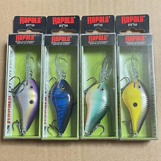 ラパラDT4 10個セットケース付き ラパラDT4 10個セットケース付き クランクベイト ラパラ プロ