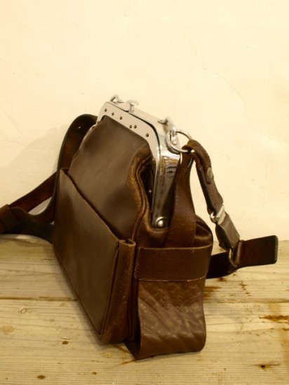 Vintage Leather Conductor Bag（革製車掌バッグ） - Baum's Antik Markt