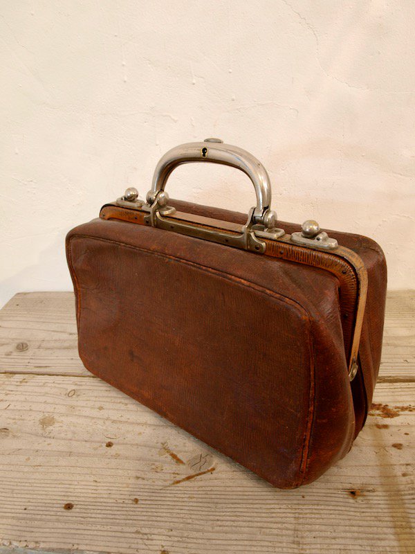 Vintage Leather doctor Bag - Baum's Antik Markt
