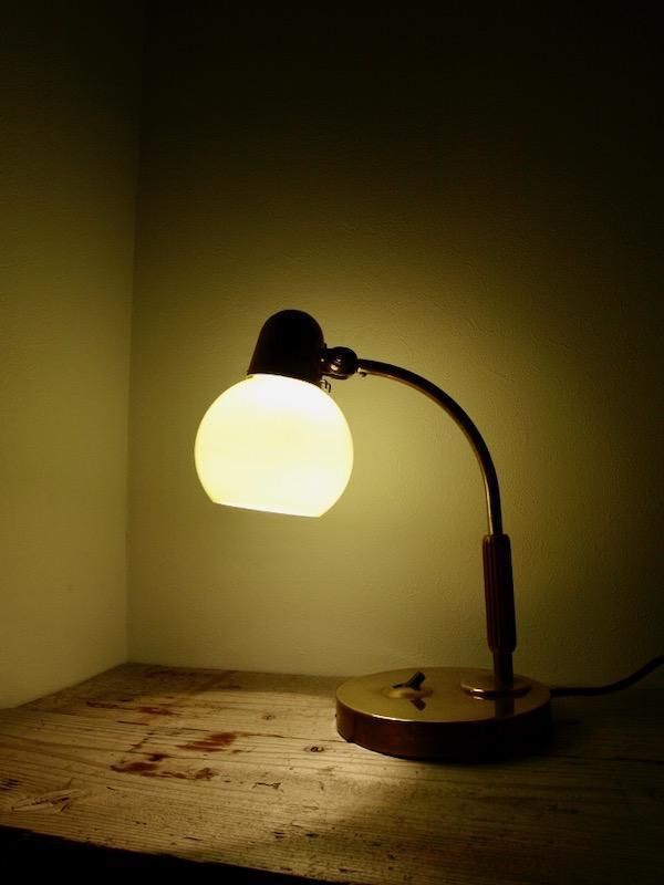 Siemens アールデコ デスクランプ Art Deco brass desk lamp