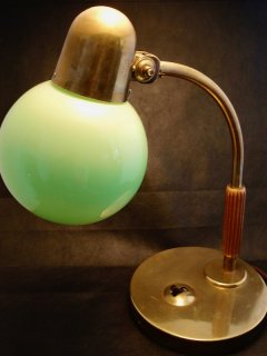 Siemens アールデコ デスクランプ Art Deco brass desk lamp