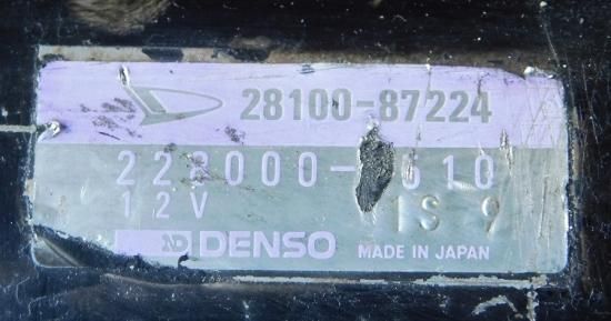 大幅値引き対象品】○スターター○デンソー トヨタオプティ