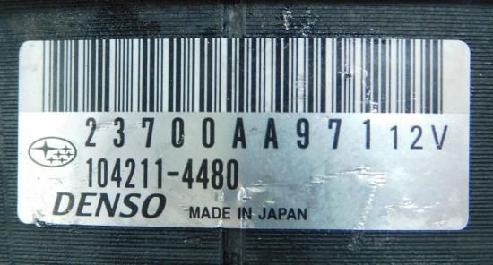 要コア返却】○オルタネーター○デンソー スバル インプレッサ用