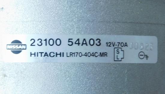 RAPリビルトオルタネーター パルサー N14 純正品番23100-0E701用
