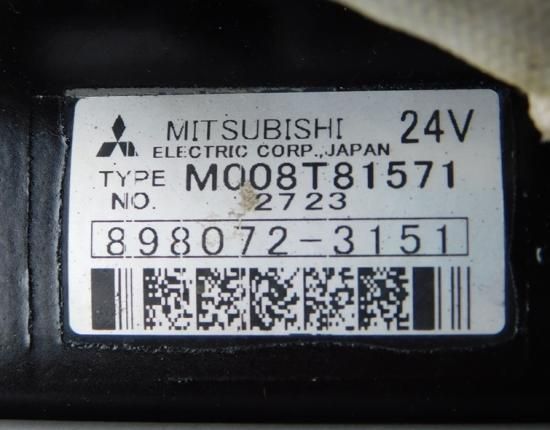 2025激安通販 要コア返却】○スターター○いすゞ M008T81571 産業用エンジン用 語学・辞書・学習参考書