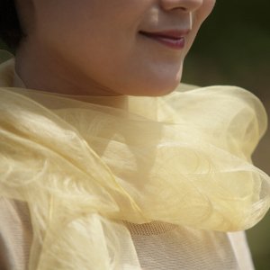 草木染　絹二重羽衣スカーフ