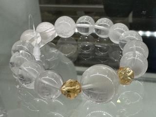 K18パーツ付きトルマリンブレスレット - ワールドハウス