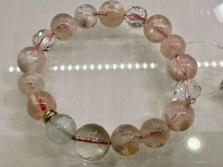 トルマリン　ブレスレット K18 マルチカラートルマリン ブレスレット K18ゴールド 18金 4.3g