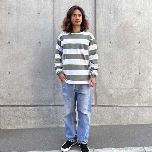 STANDARD CALIFORNIA / スタンダードカリフォルニア】SD Heavyweight Border Long Sleeve T