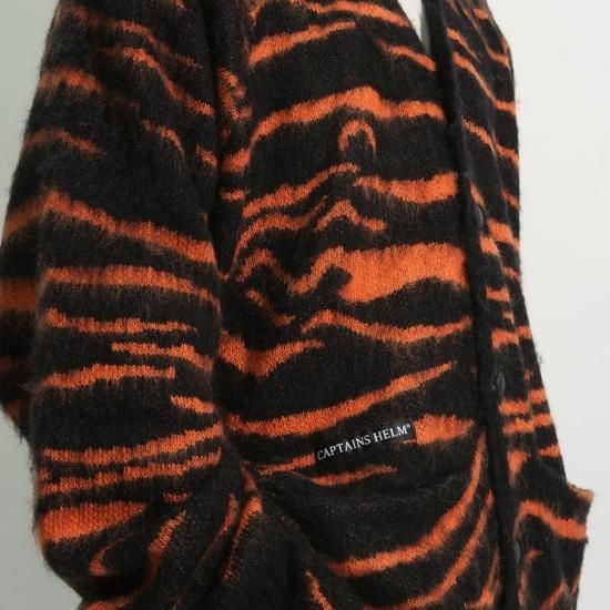 CAPTAINS HELM / キャプテンズヘルム】#MOHAIR TIGER CARDIGAN CAPTAINS HELM / キャプテンズヘルム】#MOHAIR TIGER CARDIGAN