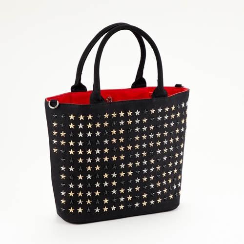 スタッズバッグ Gサイズ HOSHI×ブラック×ミックス×レッド