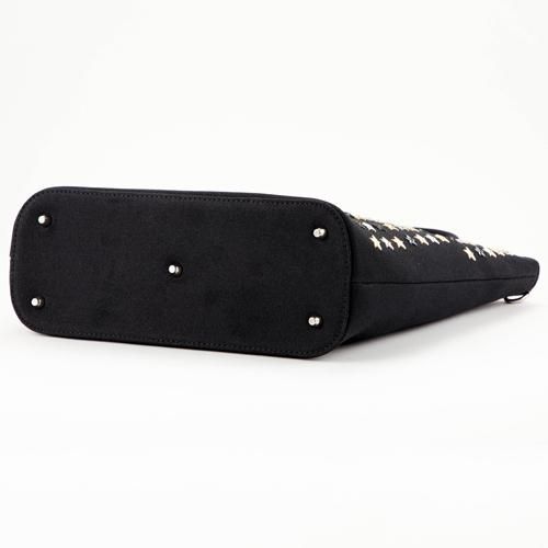 スタッズバッグ Gサイズ HOSHI×ブラック×ミックス×レッド