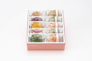 【H-206】花咲かりん詰合わせ箱10個入り（塩味入り）