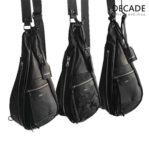 迷彩ジャガード・ボディバッグDECADE(No-01303J-X) Oiled Cow