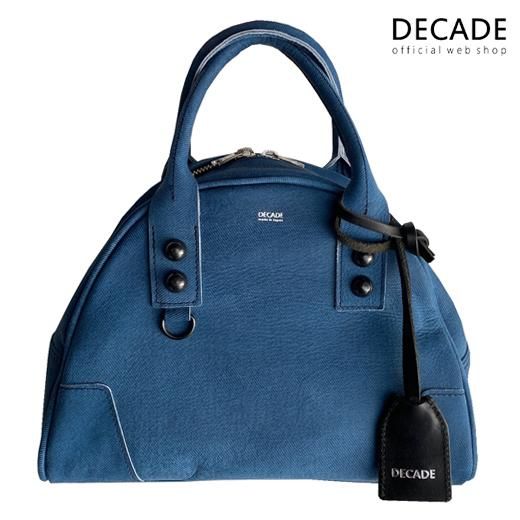 デニムレザー・ミニボストントートDECADE(No-DCD-01316D) Denim