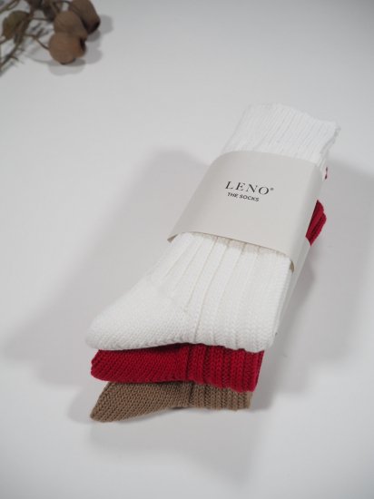 LENO  Cotton Rib Socks(Small) S001 0